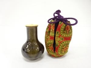 膳所焼　岩崎新定造　鶴首茶入